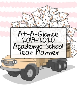 At-A-Glance 2019 - 2020 Academic School Year Planner: Daily, Weekly & Monthly Calendar & Organizer For Schedule Time Management, Class Assignments & ... Quotes - With Cute Kawaii Kitty Cats Cover