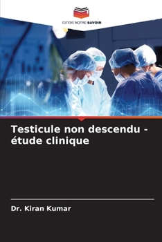 Paperback Testicule non descendu - étude clinique [French] Book