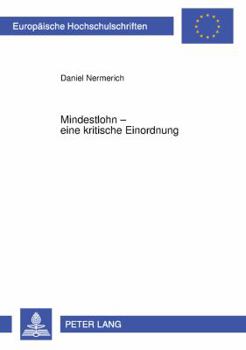Paperback Mindestlohn - Eine Kritische Einordnung [German] Book