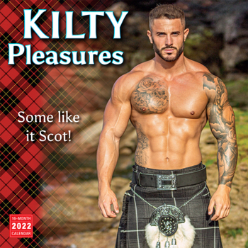 Calendar Kilty Pleasures 2022 Wall Calendar 16-Month Book
