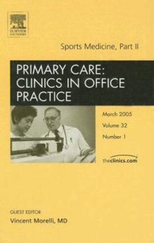 Hardcover Sports Medicine, Part II, an Issue of Primary Care: Clinics in Office Practice: Volume 32-1 Book