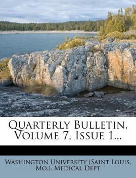 Paperback Quarterly Bulletin, Volume 7, Issue 1... Book
