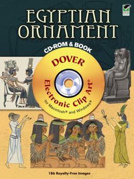 Paperback Egyptian Ornament [With CDROM] Book