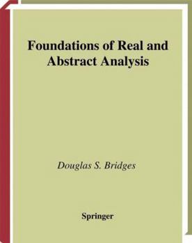 Paperback Foundations of Real and Abstract Analysis Book