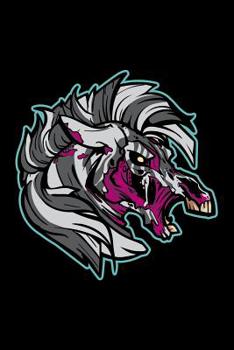 Zombie Zebra: Graph Paper 5x5 Notebook for Horse Girls and Horsback Riders