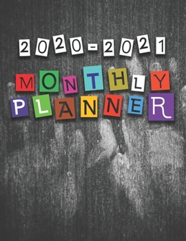 2020-2021 Monthly Planner: Two Year Calendar Appointment Schedule Organizer Journal for True Crime Fans and True Crime Junkie