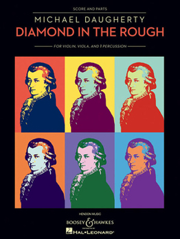Paperback Diamond in the Rough: For Violin, Viola and Percussion Score and Parts Book