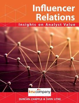 Paperback Influencer Relations: Insights on Analyst Value Book