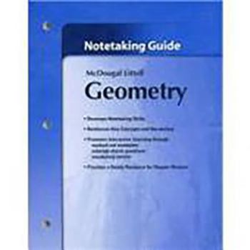 Paperback Holt McDougal Larson Geometry: Notetaking Guide Book