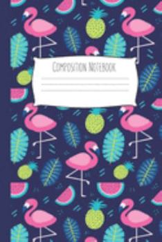 Composition Notebook: Flamingo Gifts for Woman Blank Lined Notebook Journal & Planner | 6 x 9 inches, College Ruled Lined,110 Pages