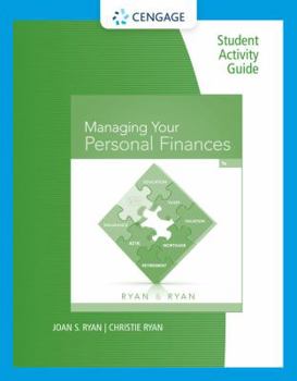 Paperback Student Activity Guide: Managing Your Personal Finances, 7th Book