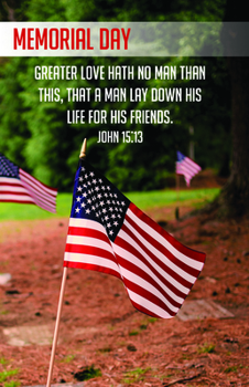 Paperback Greater Love Bulletin (Pkg 100) Memorial Day Book