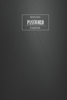 Paperback Password Book: Internet and Password Logbook to Portect and Remember Usernames and Passwords-6X9 Inch. Book