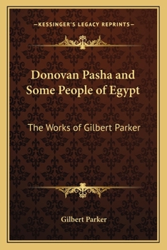 Donovan Pasha and Some People of Egypt.