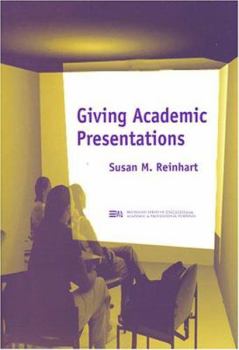 Paperback Giving Academic Presentations Book