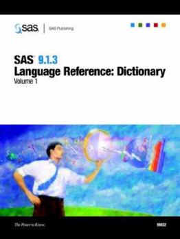 Hardcover SAS 9.1.3 Language Reference: Dictionary, 3-Volume Set Book