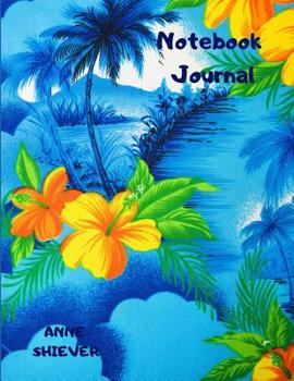 Paperback Tropical Beach Journal: Tropical Beach Theme Blank Lined, Dot Matrix, Sketch Page Combination Composition Book for Adventure or Vacation Lover Book