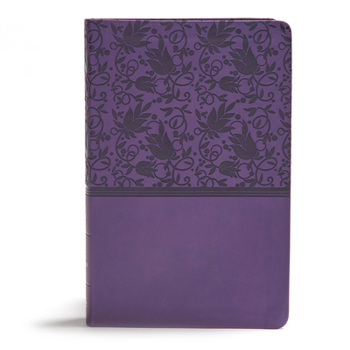 Imitation Leather KJV Giant Print Reference Bible, Purple Leathertouch [Large Print] Book