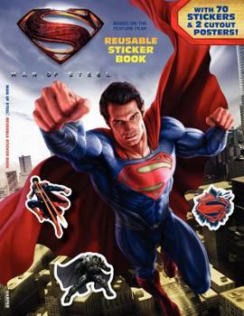 Paperback Man of Steel: Reusable Sticker Book