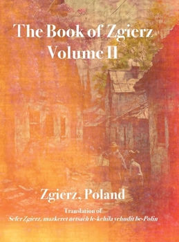 Hardcover The Book of Zgierz, Volume II Book