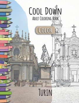 Paperback Cool Down [Color] - Adult Coloring Book: Turin [German] Book