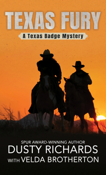 Paperback Texas Fury [Large Print] Book