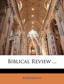 Paperback Biblical Review ... Book