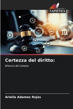 Certezza del diritto:: Bilancio del Catasto (Italian Edition)