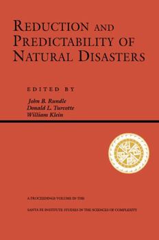 Paperback Reduction And Predictability Of Natural Disasters Book