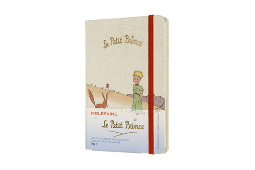 Calendar Moleskine 2021 Petit Prince Weekly Planner, 12m, Pocket, Fox, Hard Cover (3.5 X 5.5) Book