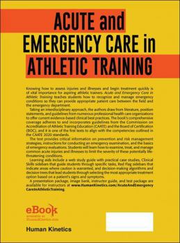Hardcover Acute and Emergency Care in Athletic Training Book