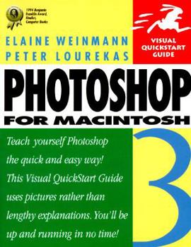 Paperback Photoshop 3 for Macintosh Visual QuickStart Guide Book