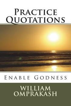 Paperback Practice Quotatios: Enable Godness Book