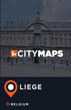 Paperback City Maps Liege Belgium Book