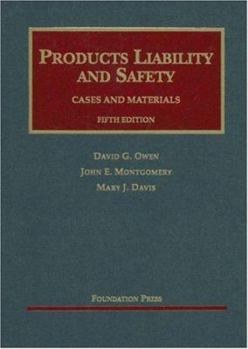 Hardcover Products Liability and Safety: Cases and Materials Book