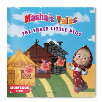 Paperback Masha Tales: The Three Little Pigs Book