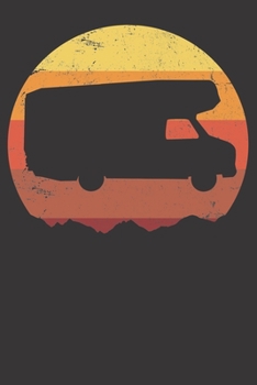 Notebook: Camper Dot Grid 6x9 120 Pages