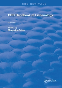 Paperback Handbook of Lichenology: Volume 3 Book