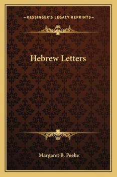 Paperback Hebrew Letters Book