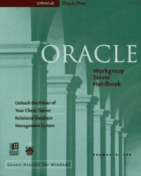 Paperback Oracle Workgroup Server Handbook Book