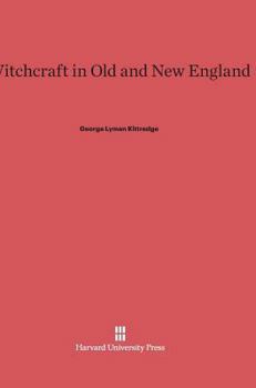 Hardcover Witchcraft in Old and New England Book