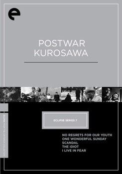 DVD Post War Kurosawa Box: Record Of Living Being Itioot Scandal Book