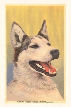 Paperback Vintage Journal Siberian Husky Book