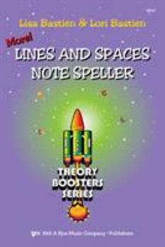 Paperback KP27 - Bastien Theory Boosters - More! Lines and Spaces Note Speller Book