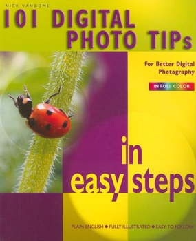 Paperback 101 Digital Photo Tips in Easy Steps Book