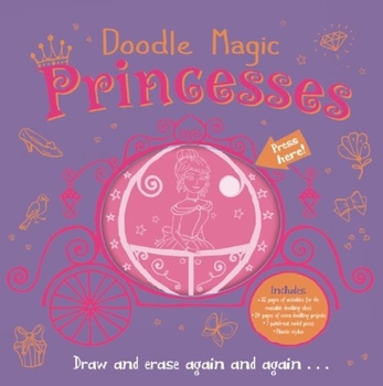 Spiral-bound Doodle Magic: Princesses Book