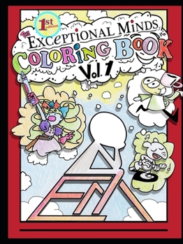 Paperback Exceptional Minds Coloring Book