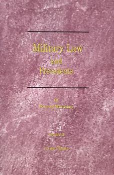 Paperback Military Law and Precedents: Volume II Book