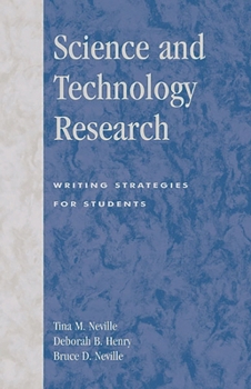 Science and Technology Research: Writing Strategies for Students