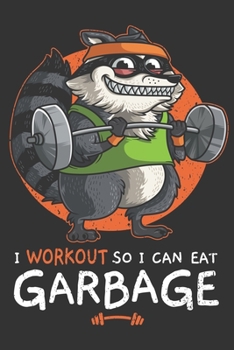 Paperback 2020 Week To View Dated Planner Diary: 6x9 Inches Paperback Weightlifting Raccoon I Workout So I Can Eat Garbage Book